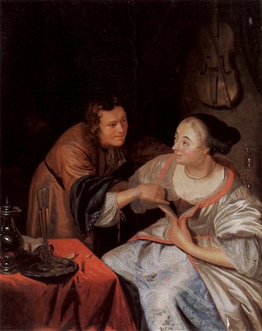 Amorous Scene by Frans van Mieris